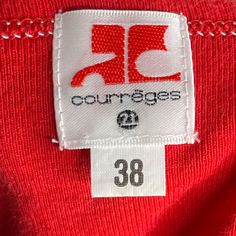 Courreges Short Sleeve Logo Baby Tee - S