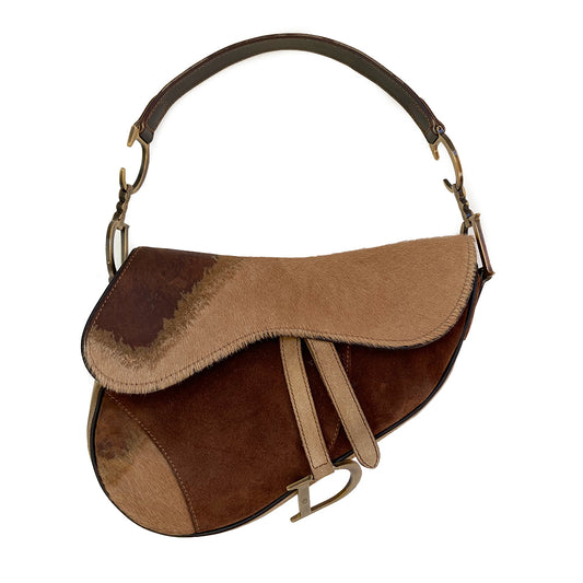Limited Edition Christian Dior Pony Hair Saddle Bag