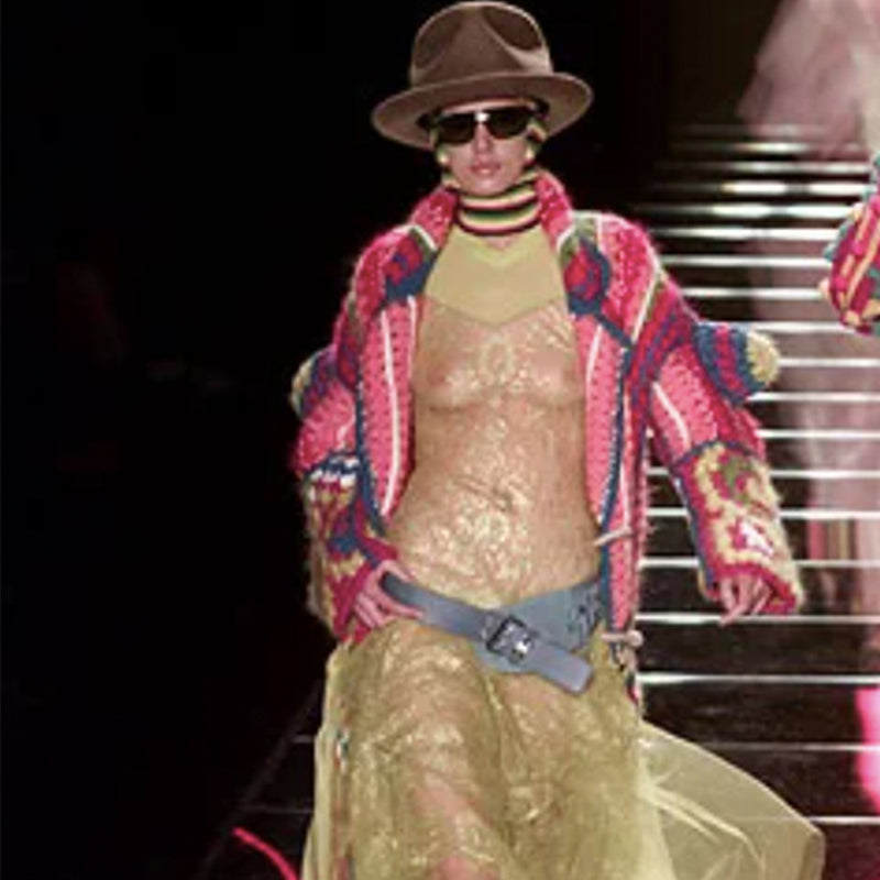 Christian Dior Admit It Suede Lace Up Corset Belt