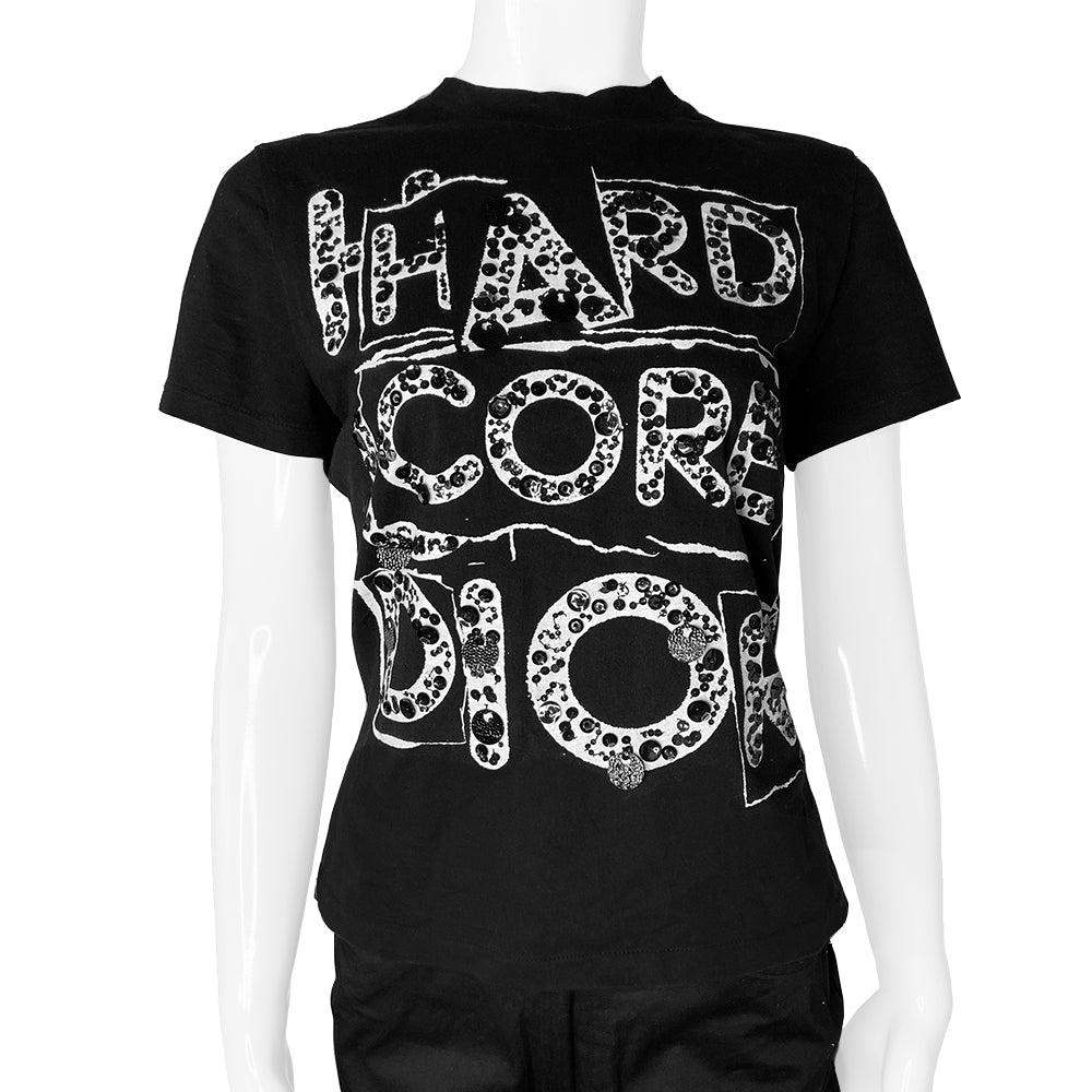 Hardcore Dior Sequin Crewneck Tee - M