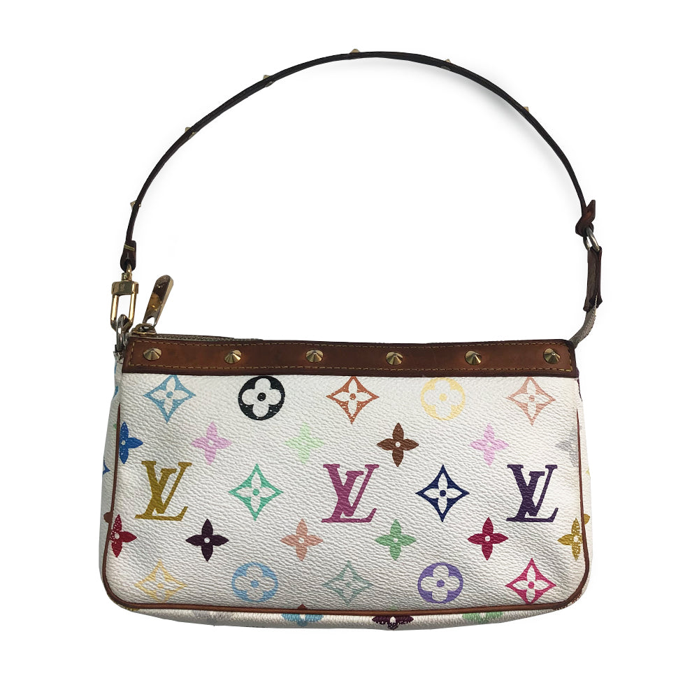 Louis Vuitton Murakami White Multicolore Pochette