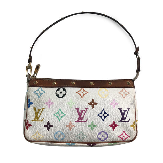 Louis Vuitton Murakami White Multicolore Pochette
