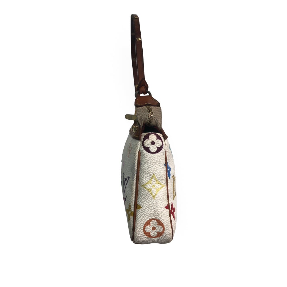 Louis Vuitton Murakami White Multicolore Pochette