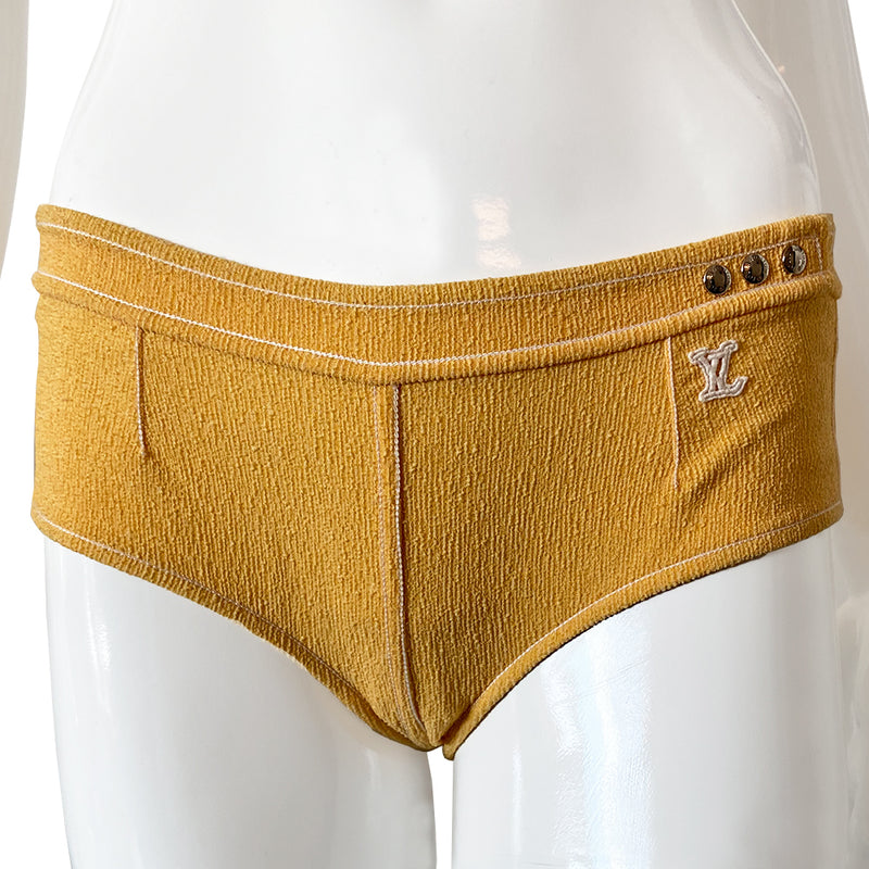 Louis Vuitton Yellow Terry Bikini - S