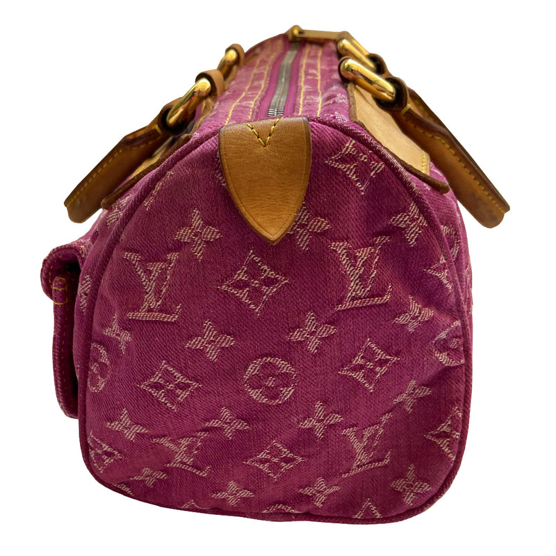 Louis Vuitton Fuchsia Monogram Denim Neo Speedy Bag at 1stDibs  louis  vuitton fuchsia bag, pink denim louis vuitton bag, fuchsia louis vuitton bag