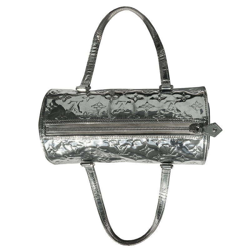 silver monogram miroir papillon bag