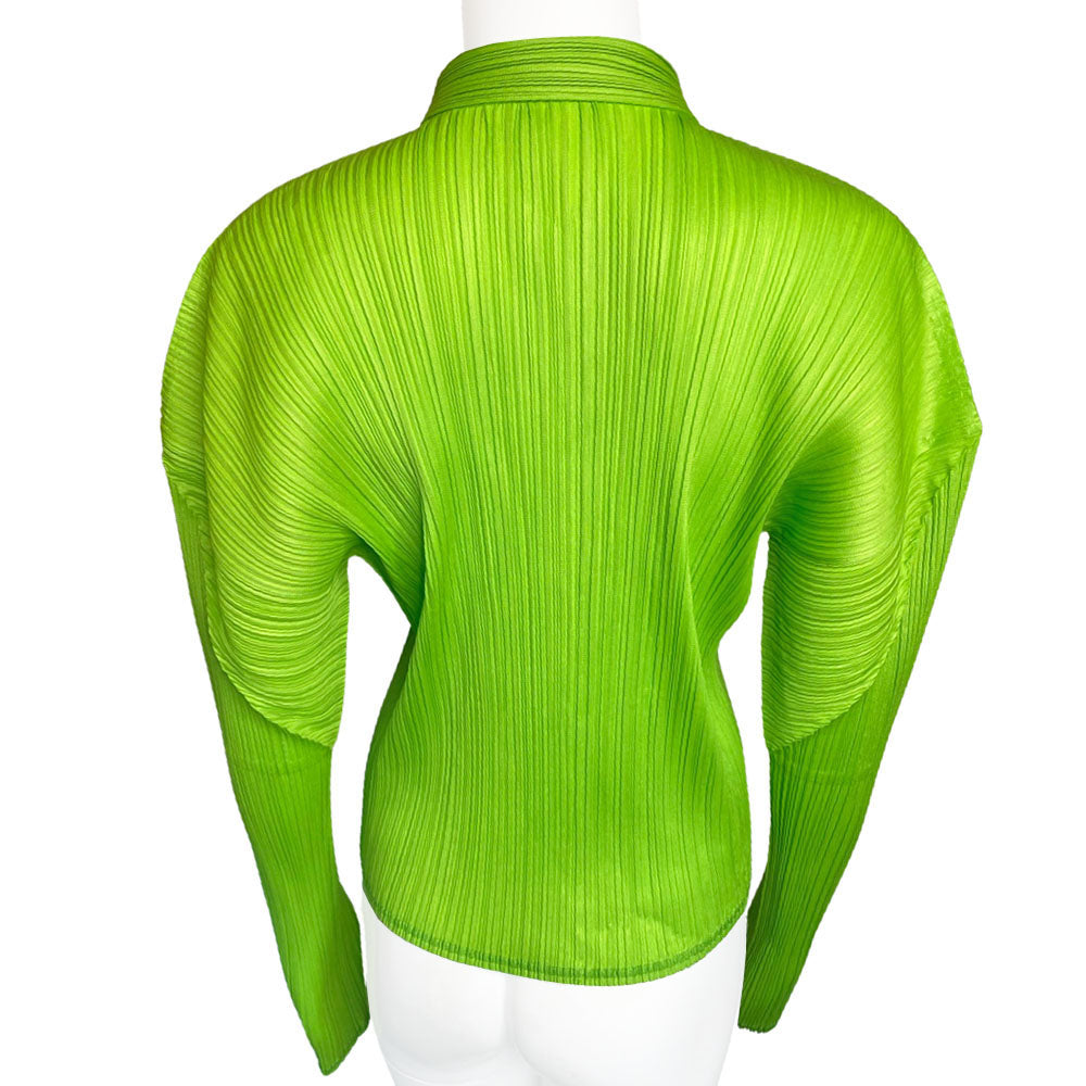 Issey Miyake 90's Pleats Please Double Zip Long Sleeve Top