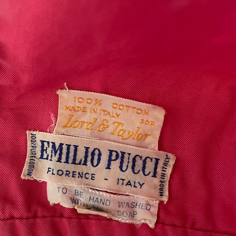 Emilio Pucci Rare 1960's Bikini - M
