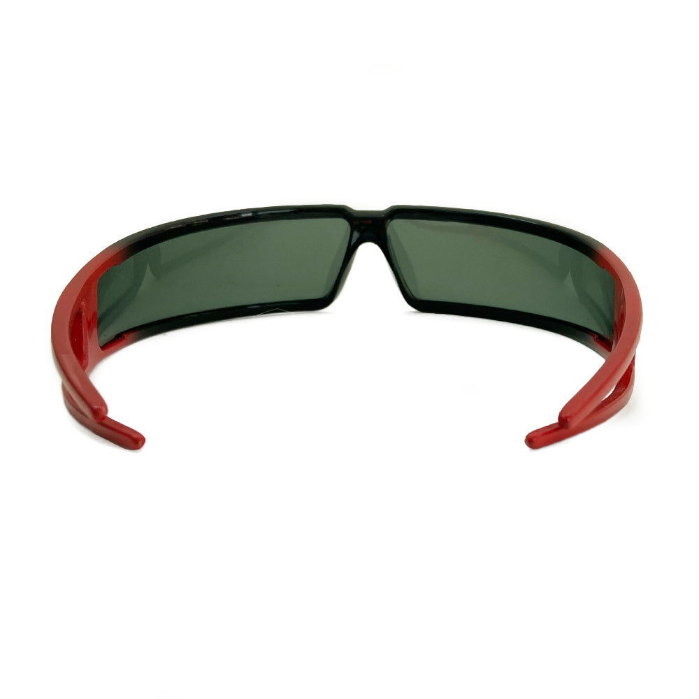 Christian Dior Bandage Runway Sunglasses From John Galliano Fall 2003 Ready to Wear Runway Collection with no Scratches on lens. Wrap around frame and lens with double banded arms. Color: Black lenses, black frame with red arms. Made in Italy. Side "DIOR” stamped logo. Includes Information booklet, case & branded neck strap included 