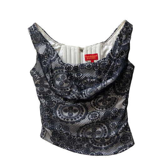 Vivienne Westwood 2012 Runway Lace Corset - S